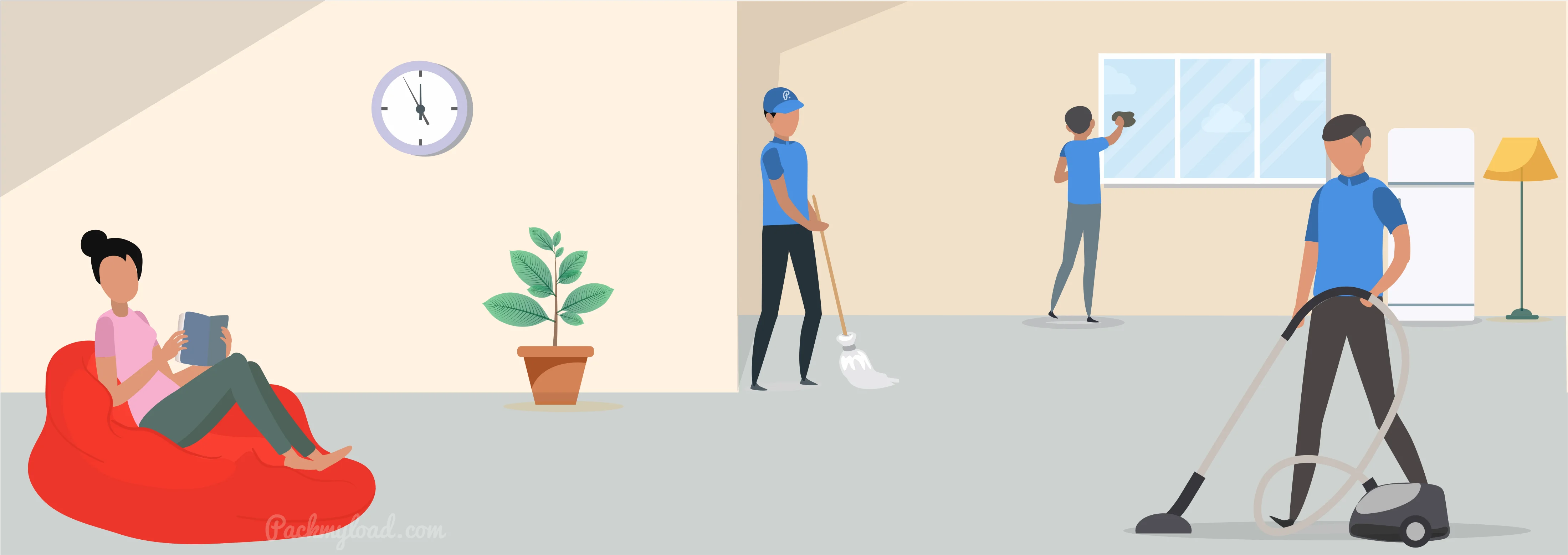 Packmyload cleaning services in Lagos and Abuja, Nigeria